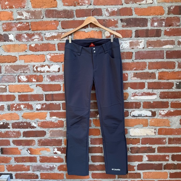 Columbia Omni-Wind Block Ski Snowboard Pants Navy Women’s 10 - Picture 2 of 12